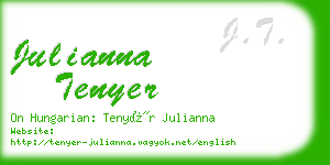 julianna tenyer business card